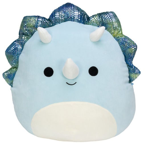 Picture of Squishmallow 20cm Malik the Blue Triceratops